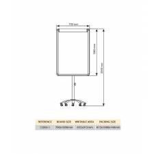 Pizarra Magnética con ruedas medidas