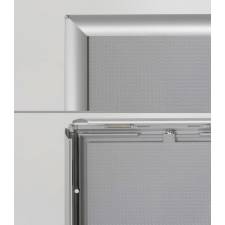 Atril portacartel para DIN A4 o DIN A3 marco click