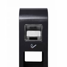 PAPELERA CON CENICERO PARA EXTERIOR DETALLE