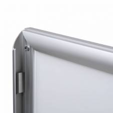 Marco con luz LED sistema click de cambio de cartel