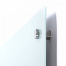 Pizarra de cristal montaje con separadores