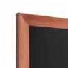 Pizarra de madera barnizada marrón claro marco a inglete