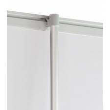 Roll Up 100 x 206 cm. en aluminio detalle del mástil