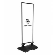 Caballete de exterior extra alto color negro 2