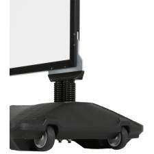 Caballete de exterior extra alto color negro con muelles