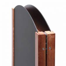 PIZARRA CABALLETE MARRON CLARO DE 120 x 68 cm paneles intercambiables 3