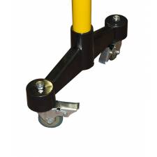 Valla extensible hasta 3 metros con ruedas de quita y pon