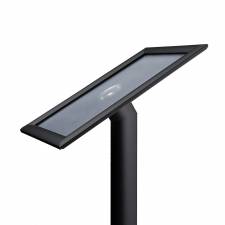 Atril portamenú negro para hoja DIN A4