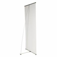 L-BANNER para cartel de 80 x 200 cm VISTA TRASERA