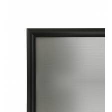 MARCO DE ALUMINIO NEGRO perfil 25 mm ESQUINAS A INGLETE