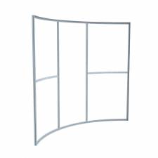 Pared curva Vector de 2500 x 2800 mm Desarrollo 3075 mm se sirve sin gráfica