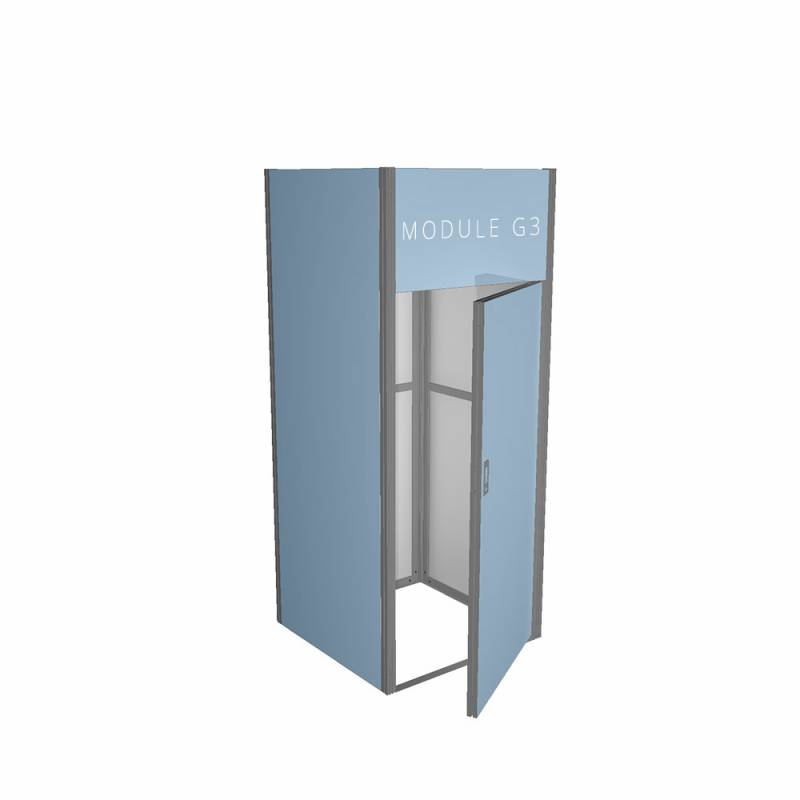 Almacén Vector a 3 caras de 2500 x 1050 x 1050 mm