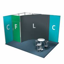 Stand completo Vector 12 m² 3x4 metros