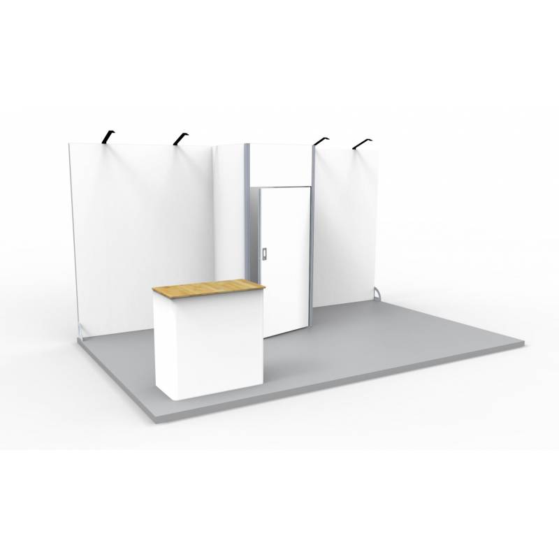 Stand completo Vector 15 m² 3x5 metros modelo 1