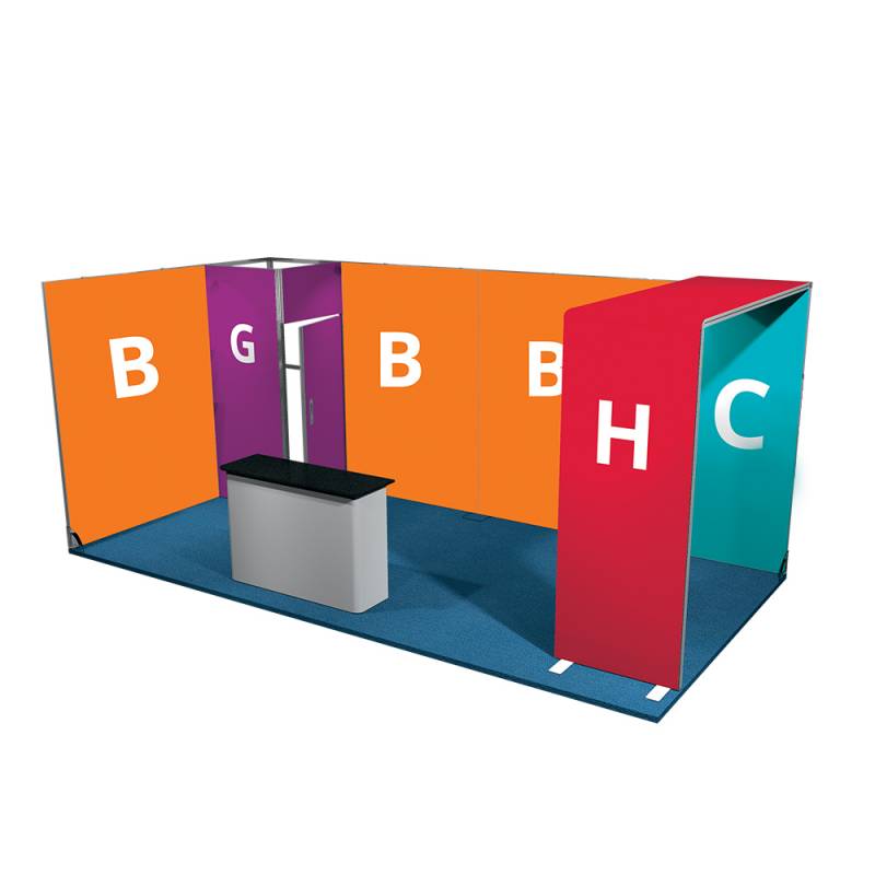 Stand completo Vector 18 m² 3x6 metros