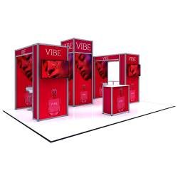 Stand Linear 24 m² vista lateral