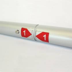 Torre textil de 250 cm de alto montaje fácil