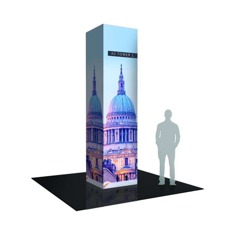 Torre textil de 350 cm de alto