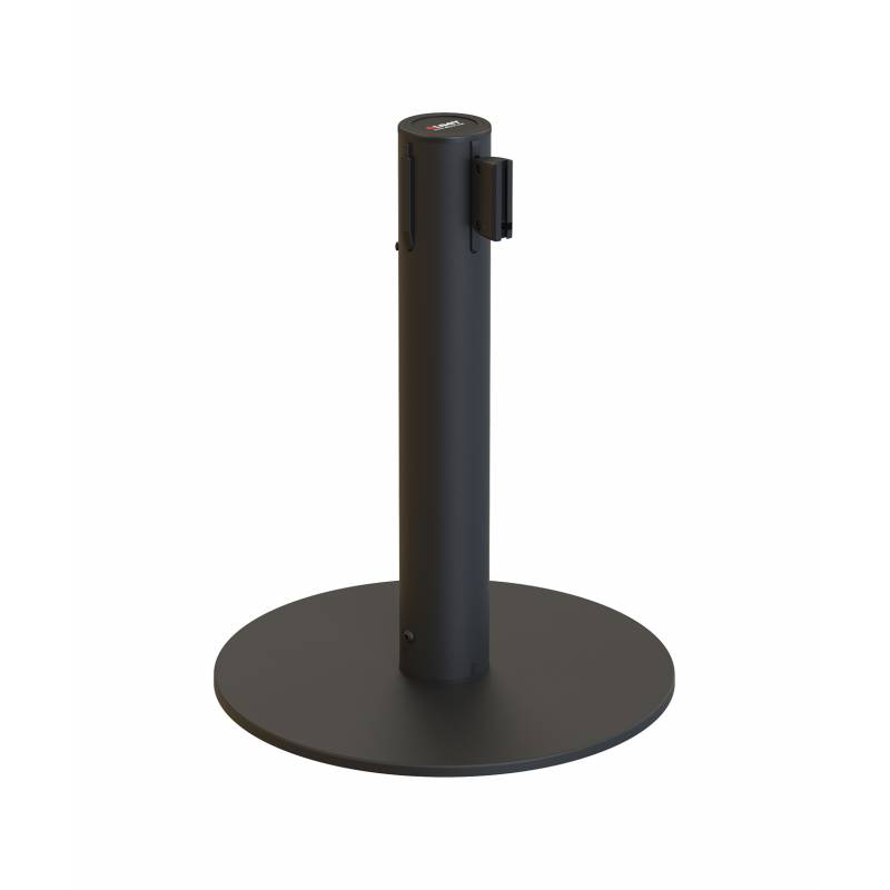 Mini poste negro con cinta de 3 metros