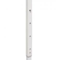 Carpa 2 x 2 metros en acero techo detalle pata