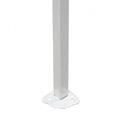 Carpa 2 x 2 metros en acero detalle pie