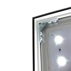 Marco con LED de cortina para textil reparto de la luz muy uniforme