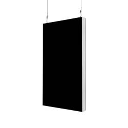 Panel digital con pantalla de 43 pulgadas con marco blanco
