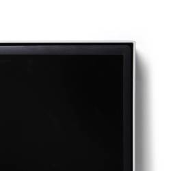 Panel digital con pantalla de 43 pulgadas con marco ultrafino blanco