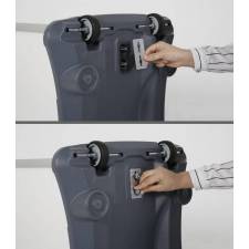 Caballete de exterior para cartel A1, A0, 50x70 o 70x100 cm.base con ruedas