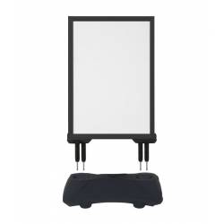 Caballete de exterior para cartel A1, A0, 50x70 o 70x100 cm. NEGRP DETALLE