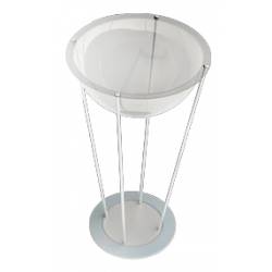 Dispensador de producto con patas de aluminio