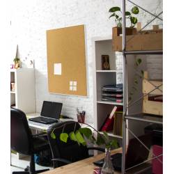 Tablón de anuncios de corcho ejemplo de uso