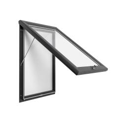 Vitrina negra apta para exterior cubierto 5